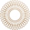 Ekena Millwork Cornelius Wood Fretwork Pierced Ceiling Medallion, Alder, 36"OD x 13 3/8"ID x 1/4"T CMWP36X0250CRAL - alternate 1